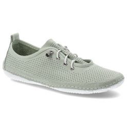 Zielone Półbuty Artiker Obuwie Damskie Ze Skóry Naturalnej. Zielone półbuty wsuwane Artiker, na lato, bez wzorów, ze skóry, bez obcasa. Za 179.99 zł.