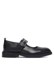 Clarks Półbuty Previa Bar 26329410 Czarny. Czarne półbuty wsuwane Clarks, bez wzorów, ze skóry, bez obcasa, na płaskiej podeszwie. Za 389.99 zł.