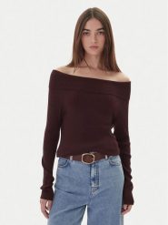Kontatto Sweter 3M0813C Brązowy Regular Fit. Brązowe swetry Kontatto, m, bez wzorów, z syntetyku, bez ramiączek. Za 269.99 zł.