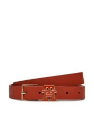 Tommy Hilfiger Pasek Damski Th Central Cc And Coin Czerwony. Czerwone paski Tommy Hilfiger, bez wzorów, ze skóry. Za 79.99 zł.