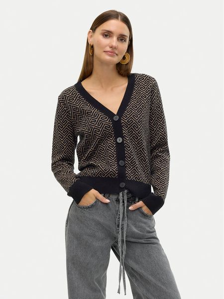 Vero Moda Kardigan Aria 10314507 Czarny Regular Fit. Czarne swetry Vero Moda, xs, bez wzorów, z syntetyku, bez ramiączek. Za 139.99 zł.