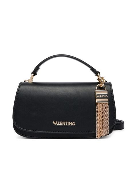 Valentino Torebka Iride VBS9OU09 Czarny. Czarne torebki klasyczne Valentino, bez wzorów, ze skóry, bez dodatków. Za 387.99 zł.