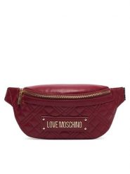 LOVE MOSCHINO Nerka JC4003PP1PLA0552 Bordowy. Czerwone nerki i saszetki Love Moschino, bez wzorów, ze skóry, bez dodatków. Za 679.99 zł.