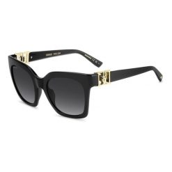Okulary przeciwsłoneczne DSQUARED2 D2 0207/S 807 dla kobiet, rozmiar 52 mm. Czarne okulary przeciwsłoneczne DSQUARED, bez wzorów. W wyprzedaży za 806.15 zł.