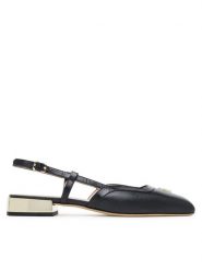 Aigner Baleriny Fashion Saskia 18A 1251090 Czarny. Czarne baleriny Aigner, bez wzorów, ze skóry, bez obcasa, bez zapięcia. Za 849.99 zł.