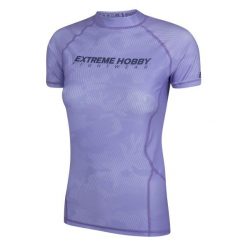 Koszulka Sportowa Damska do fitness Rasguard MMA EXTREME HOBBY HAVOC. Czerwone t-shirty sportowe EXTREME HOBBY, l, bez wzorów, z bawełny, bez ramiączek, na fitness i siłownię. Za 199.00 zł.