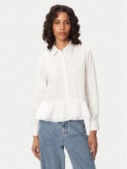 French Connection Koszula Cambria 729C7 Biały Regular Fit. Białe koszule French Connection, s, bez wzorów, z bawełny, bez kołnierzyka, bez ramiączek. Za 273.99 zł.