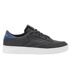 Buty do chodzenia Reebok Club C Clean. Czarne buty treningowe Reebok, bez wzorów, z gumy, bez zapięcia, trekkingowe, Reebok Club. Za 220.64 zł.