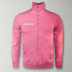 Kurtka Junior Texas Treningowa z Kapturem Różowo-Biała. Białe kurtki LEGEA, xs, bez wzorów, z materiału, sportowe, z kapturem. Za 64.00 zł.