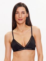 Tommy Hilfiger Biustonosz braletka UW0UW04242 Czarny. Czarne biustonosze Tommy Hilfiger, bez wzorów, z syntetyku. Za 99.99 zł.