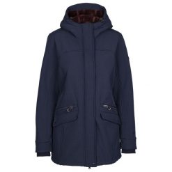 Trespass Anza - Damska kurtka softshellowa Navy Marl. Niebieskie kurtki Trespass, bez wzorów, z softshellu, bez kaptura. Za 399.99 zł.