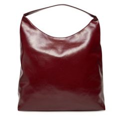 Torebka DeeZee. Czerwone shopper bag DeeZee, bez wzorów, bez dodatków. Za 149.99 zł.