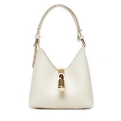 Torebka Furla. Białe torebki klasyczne Furla, bez wzorów, klasyczne, bez dodatków. Za 989.99 zł.