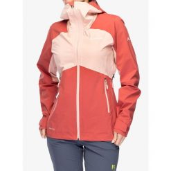 Kurtka przeciwdeszczowa damska Vaude Simony 2,5L Jacket IV. Czerwone kurtki przeciwdeszczowe Vaude, l, bez wzorów, bez kaptura, trekkingowe. Za 660.99 zł.