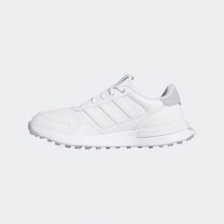 Buty do golfa damskie wodoodporne ADIDAS S2G skórzane. Buty do biegania adidas, bez wzorów, ze skóry, bez zapięcia, do biegania. Za 479.99 zł.