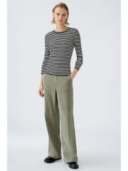 Oui Sweter w kolorze czarno-kremowym rozmiar: 42. Brązowe swetry Oui, bez wzorów, bez ramiączek. Za 154.07 zł.