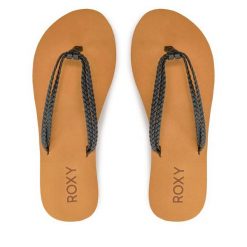 Japonki Roxy. Czarne japonki Roxy, bez wzorów, sportowe. Za 69.99 zł.