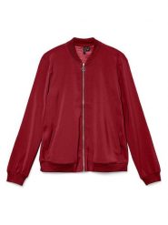 Vero Moda Kurtka w kolorze bordowym rozmiar: M. Czerwone kurtki Vero Moda, m, bez wzorów, bez kaptura. Za 86.95 zł.