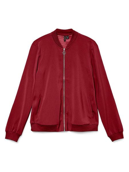 Vero Moda Kurtka w kolorze bordowym rozmiar: M. Czerwone kurtki Vero Moda, m, bez wzorów, bez kaptura. Za 82.95 zł.