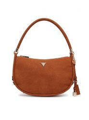 Guess Torebka Danya HWSG99 18010 Brązowy. Brązowe torebki klasyczne Guess, z aplikacjami, ze skóry, bez dodatków. Za 589.99 zł.