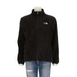 Second life - Damska czarna kurtka polarowa Osito TNF - Jak nowy. Czarne kurtki The North Face, bez wzorów, z polaru, sportowe, bez kaptura. Za 212.96 zł.