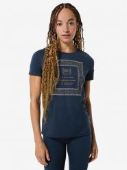 Super.natural Koszulka funkcyjna "Bandana Bio" w kolorze granatowo-białym rozmiar: L. Białe t-shirty sportowe super.natural, l, bez wzorów, z wełny, bez ramiączek, outdoorowe. Za 208.99 zł.