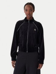 KARL LAGERFELD Bluza B1W20029 Czarny Regular Fit. Czarne bluzy KARL LAGERFELD, m, bez wzorów, z syntetyku, bez ramiączek, bez kaptura. Za 999.99 zł.