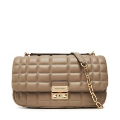 Torebka MICHAEL Michael Kors. Brązowe kopertówki MICHAEL Michael Kors, bez wzorów, wizytowe, bez dodatków. Za 1,259.00 zł.
