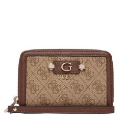 Portfel Guess. Brązowe portfele Guess, z aplikacjami. Za 264.99 zł.