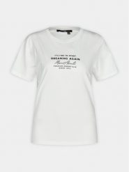 Marc Aurel T-Shirt 7522 7000 73689 Biały Regular Fit. Białe t-shirty Marc Aurel, bez wzorów, z bawełny, bez kołnierzyka, bez ramiączek. Za 329.99 zł.