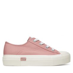 Trampki Lee. Czerwone trampki Lee, bez wzorów, bez zapięcia. Za 129.99 zł.