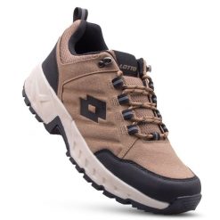 Buty sportowe LOTTO KETCHAM sneakersy. Brązowe buty treningowe Lotto, bez wzorów, bez zapięcia, trekkingowe. Za 159.00 zł.