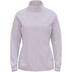 Kurtka techniczna damska ODLO Brensholmen Jacket. Fioletowe kurtki do biegania ODLO, na zimę, s, bez wzorów, z elastanu, bez kaptura, do biegania. Za 529.99 zł.