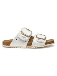 Geox Klapki "Brionia" w kolorze białym rozmiar: 40. Białe klapki Geox, bez wzorów, klasyczne, z otwartym noskiem, bez obcasa, bez zapięcia. Za 217.99 zł.