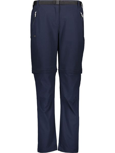 Regatta Spodnie funkcyjne Zipp-Off "Xert III" w kolorze granatowym rozmiar: 42. Niebieskie spodnie dresowe Regatta, bez wzorów, z materiału. Za 131.43 zł.