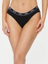 Hugo Figi klasyczne Brief Stripe 50510624 Czarny. Czarne figi Hugo, bez wzorów, z bawełny. Za 49.99 zł.