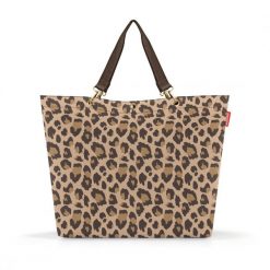 Torba shopper xl, leo macchiato. Brązowe torby na laptopa Reisenthel, bez wzorów, na ramię. W wyprzedaży za 181.90 zł.