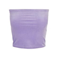 Damski tank top Urban Classics velvet tube(GT). Niebieskie topy Urban Classics, bez wzorów, bez kołnierzyka, bez ramiączek. Za 110.00 zł.