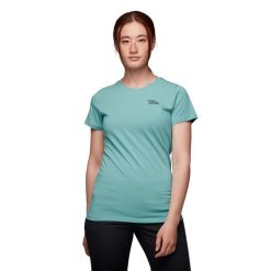 Koszulka turystyczna damska Black Diamond Desert To Mountain T-shirt. Zielone t-shirty Black Diamond, l, bez wzorów, sportowe, bez kołnierzyka, bez ramiączek. Za 112.99 zł.
