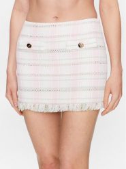 Liu Jo Spódnica mini CA3193 T3374 Różowy Regular Fit. Czerwone spódnice Liu Jo, bez wzorów, z bawełny, mini. Za 379.99 zł.