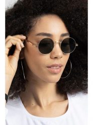 Lucky Bees Damskie okulary przeciwsłoneczne w kolorze złoto-czarnym rozmiar: onesize. Czarne okulary przeciwsłoneczne Lucky Bees, bez wzorów, z tworzywa sztucznego, metalowe. Za 56.95 zł.