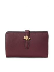 LAUREN RALPH LAUREN Duży Portfel Damski 432915358004 Czarny. Czarne portfele Lauren Ralph Lauren, bez wzorów, ze skóry. Za 499.99 zł.