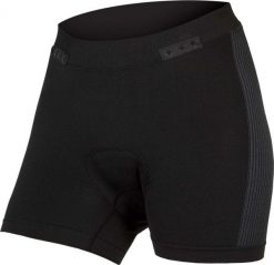 Damskie Bokserki z wkładką Endura Clickfast. Czarne bokserki damskie ENDURA, bez wzorów, z dzianiny. Za 149.99 zł.