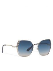 Guess Okulary przeciwsłoneczne GU7843 Złoty. Żółte okulary przeciwsłoneczne Guess, z aplikacjami, z tworzywa sztucznego, plastikowe. Za 639.99 zł.