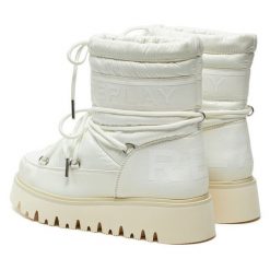 Śniegowce REPLAY. Białe śniegowce Replay, bez wzorów, bez zapięcia. Za 529.99 zł.