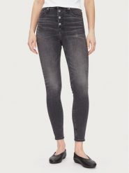 Calvin Klein Jeans Jeansy J20J225509 Czarny Super Skinny Fit. Czarne jeansy Calvin Klein Jeans, bez wzorów, z bawełny. Za 239.99 zł.