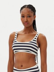 Tommy Hilfiger Góra od bikini UW0UW05807 Granatowy. Niebieskie bikini Tommy Hilfiger, bez wzorów, z syntetyku. Za 189.99 zł.
