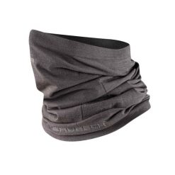 Komin trekkingowy z wełną merino unisex Brubeck. Szare szaliki i kominy Brubeck, bez wzorów, z elastanu. Za 72.99 zł.