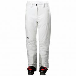 Spodnie narciarskie damskie Helly Hansen Alphelia 2.0. Białe spodnie narciarskie Helly Hansen, bez wzorów, z materiału, narciarskie, primaloft. Za 1,186.50 zł.