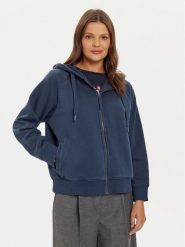 Pepe Jeans Bluza Felicity PL581463 Granatowy Regular Fit. Niebieskie bluzy Pepe Jeans, m, bez wzorów, z bawełny, bez kaptura. Za 239.99 zł.